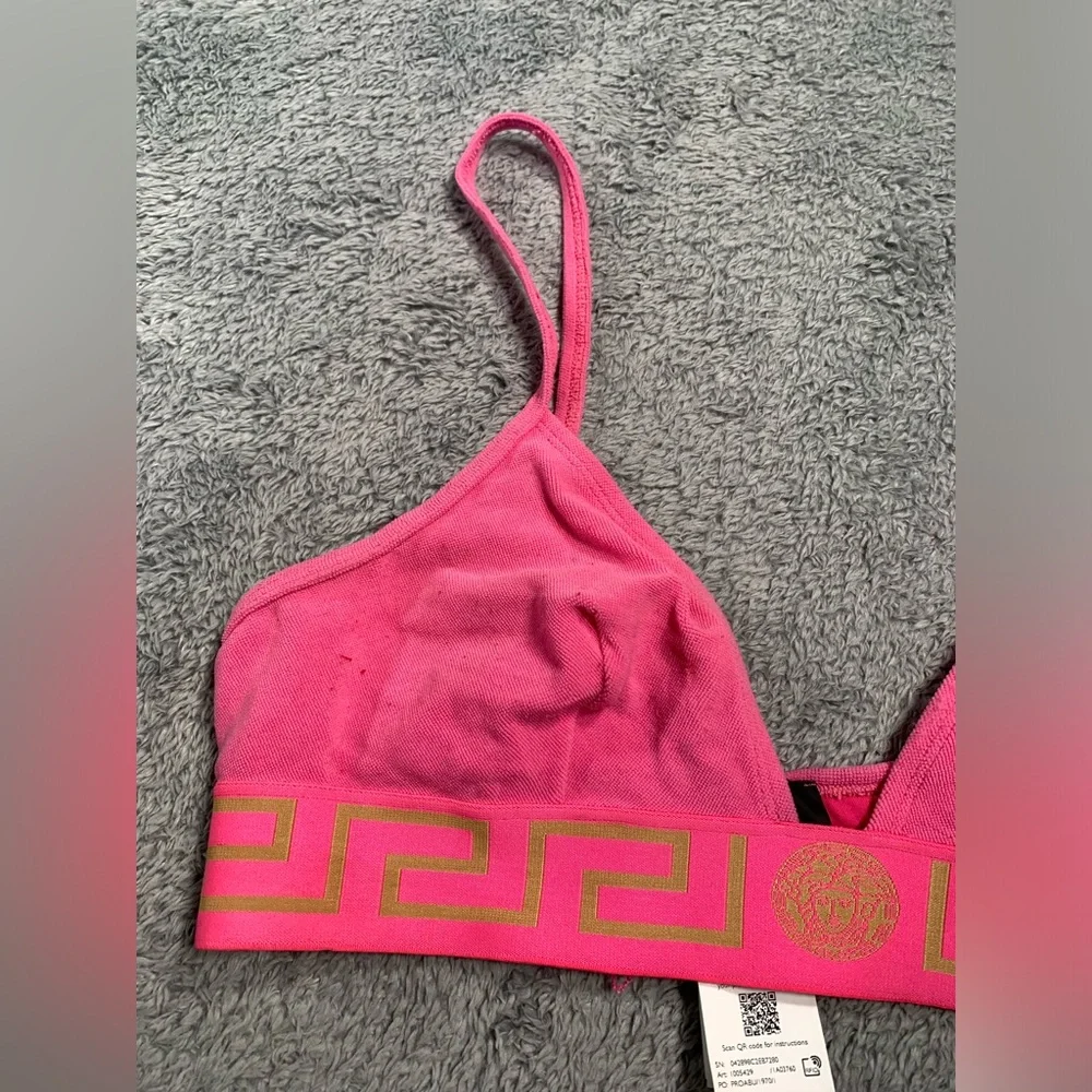Versace medusa Women's Pink Bralette 4 - Picture 2 of 11